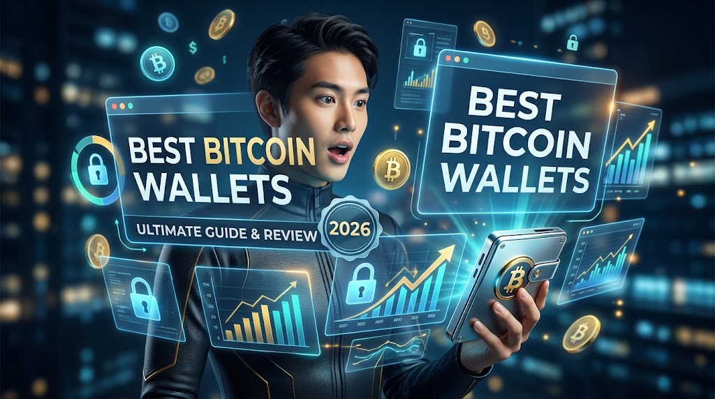 Bitcoin hardware wallet next to a metal seed phrase backup