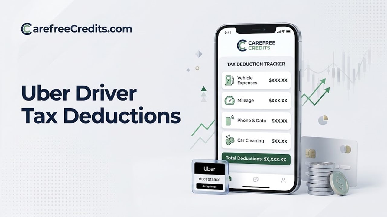 Uber driver tax deductions tracker listing vehicle expenses, mileage, phone and car cleaning